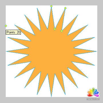 Fireworks制作光芒四射的廣告效果