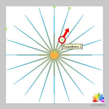 Fireworks制作光芒四射的廣告效果