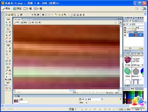 Fireworks教程:打造漂亮漸變網(wǎng)格馬賽克背景