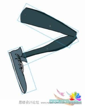 Flash cs3鼠繪教程:關閉缺口_完善角色肢體連接,PS教程,思緣教程網