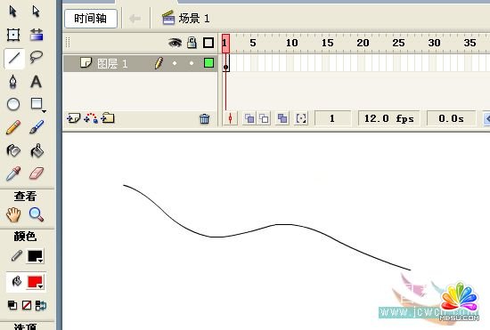 Flash繪制卡通MM眨眼睛動畫