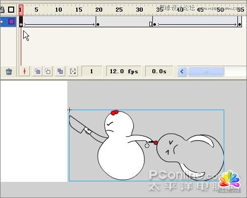 Flash制作太暴力了搞笑QQ表情動畫,PS教程,思緣教程網