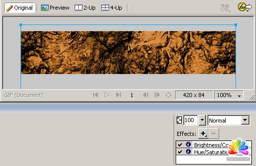 Fireworks 創建殘破紋理特效文字