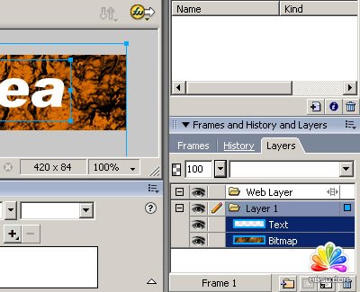 Fireworks 創建殘破紋理特效文字